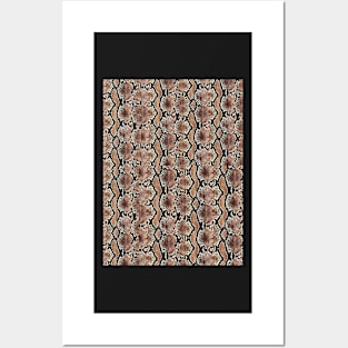 snake skin pattern Posters and Art